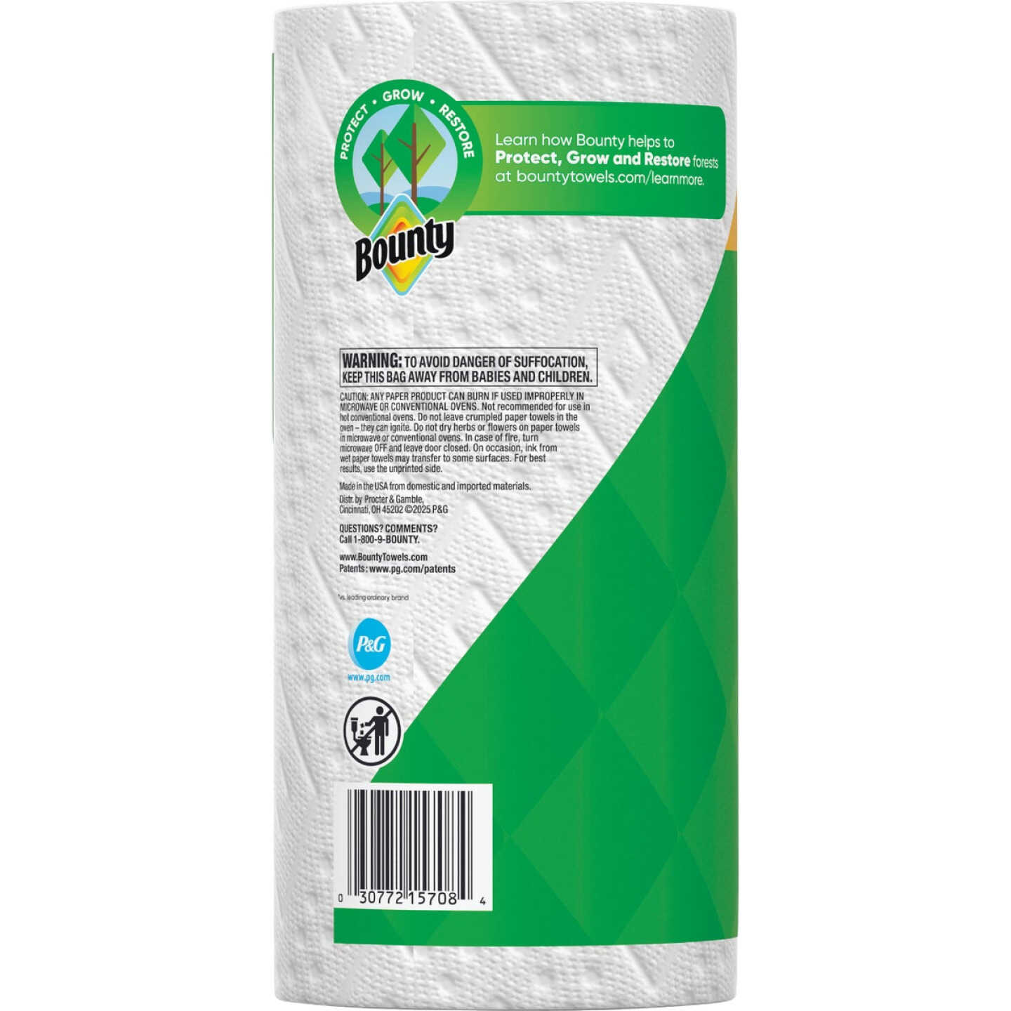 Bounty Select-A-Size Paper Towels, 1 Double Roll Image 5