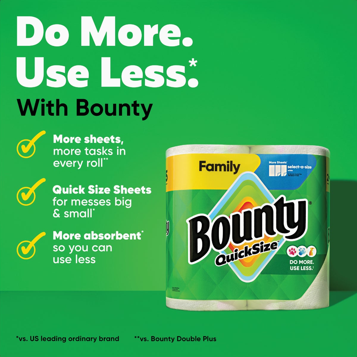Bounty Select-A-Size Paper Towels, 1 Double Roll Image 4