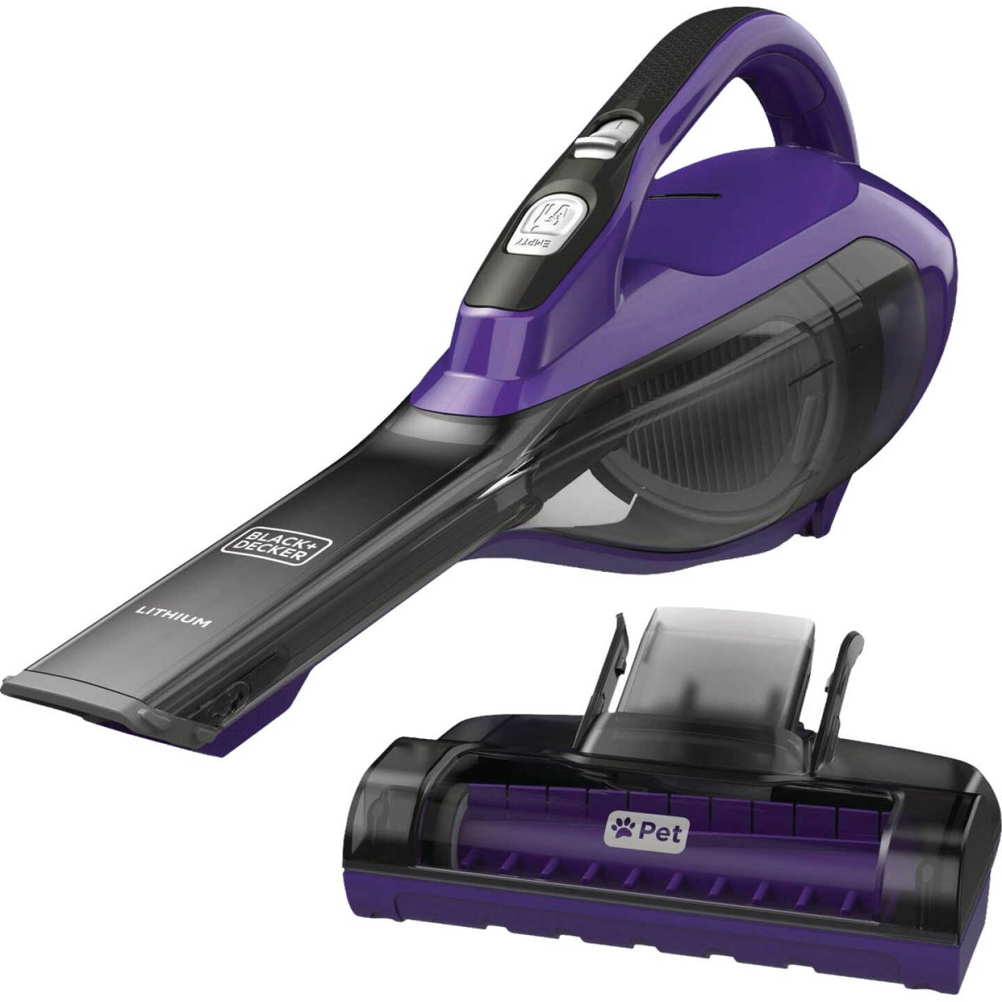 Black & Decker Dustbuster Furbuster 12V AdvanceClean Cordless Pet Handheld Vacuum Image 4