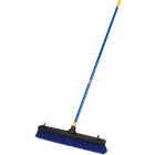 Quickie Stiff Polymyra 24 In. W. x 60 In. L. Steel Handle Push Broom Image 1