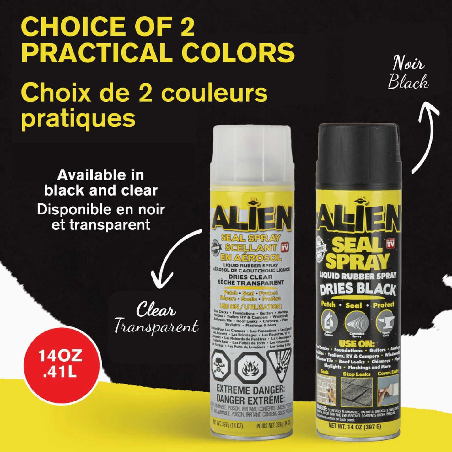 Alien 14 Oz. Seal Spray, Black Image 2
