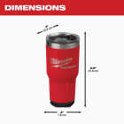 Milwaukee PACKOUT 30 Oz. Red Insulated Tumbler Image 5