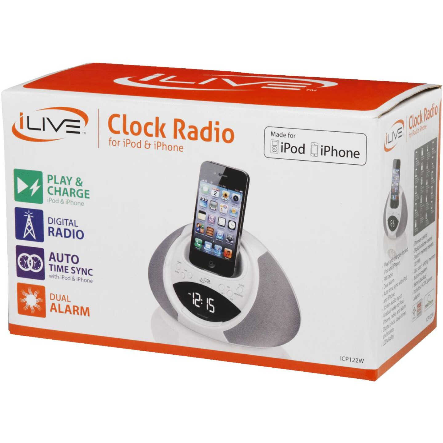IPHONE/IPOD CLOCK RADIO Image 1