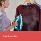 Black & Decker Variable Control Compact Red Steam Iron Image 5