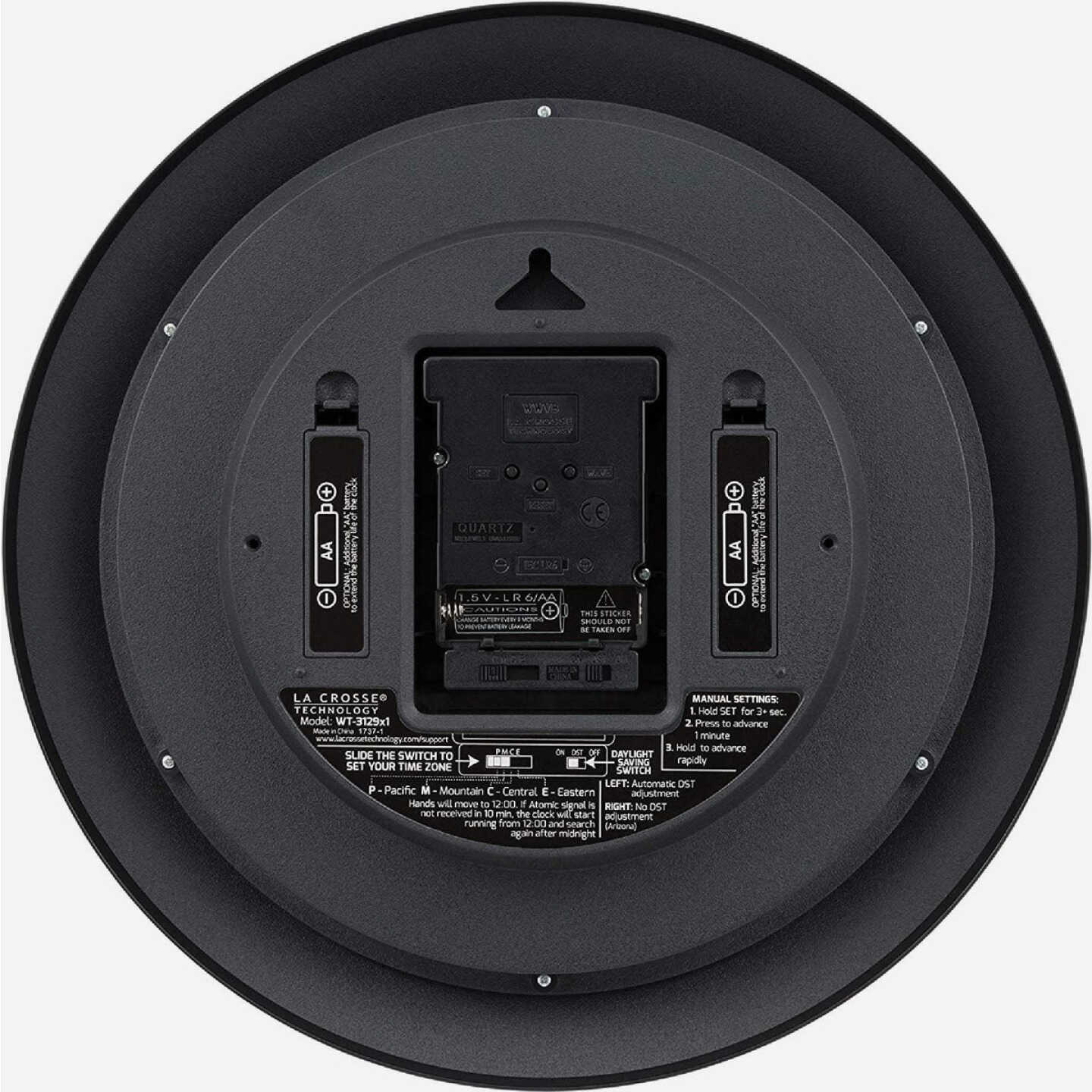 La Crosse Technology Atomic Analog Wall Clock Image 3
