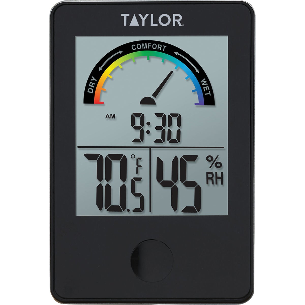 Taylor Fahrenheit & Celsius Digital 14 to 122 F, -10 to 50 C Hygrometer & Thermometer