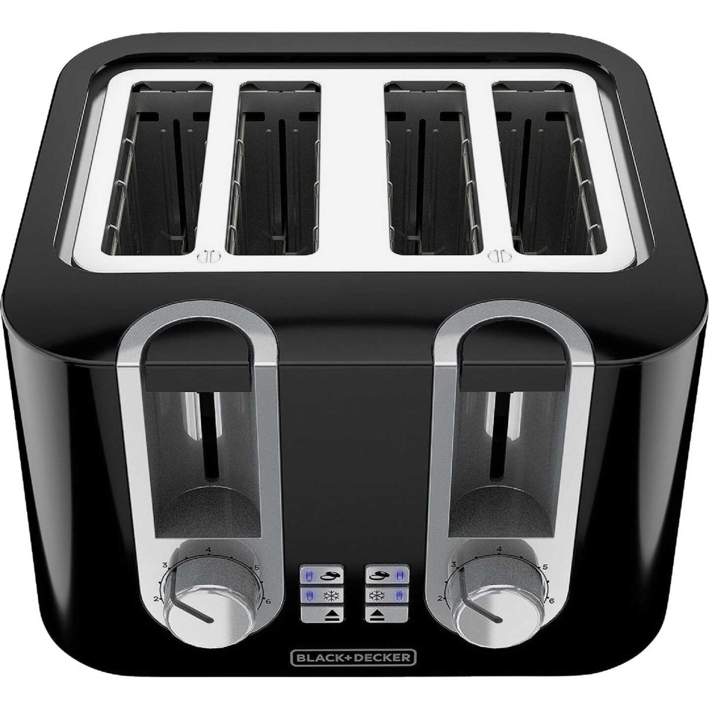 Black & Decker 4-Slice Black Toaster Image 2