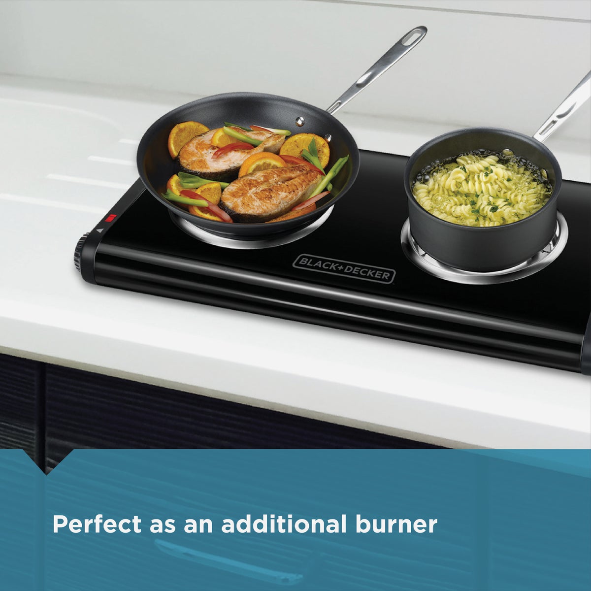 Black & Decker Double Coiled Burner Range Image 4