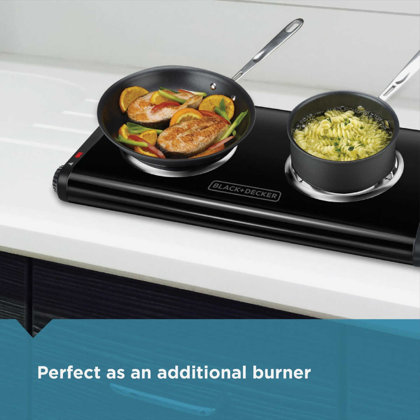 Black & Decker Double Coiled Burner Range Image 4