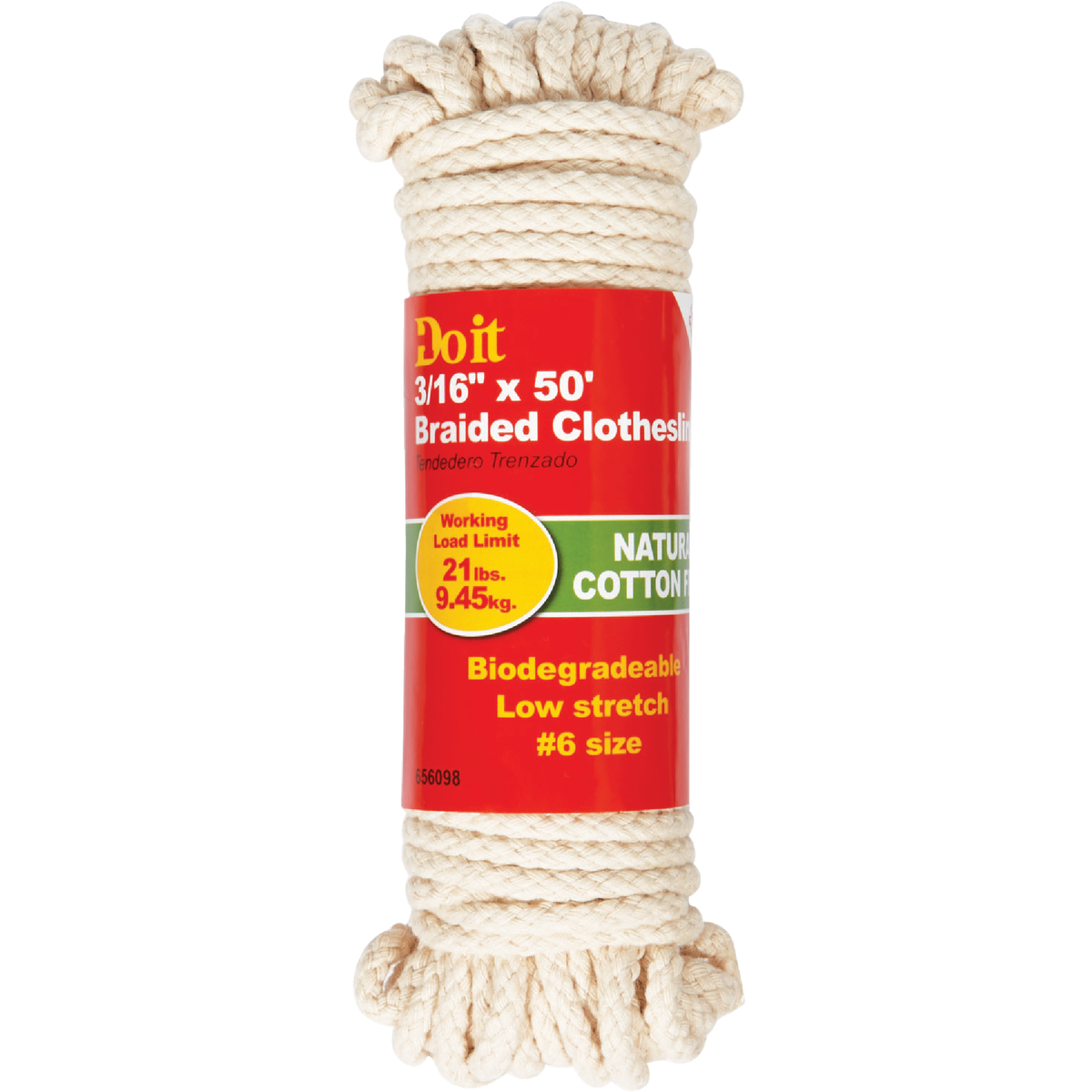 Do it Best 50 Ft. #6 Braided Clothesline