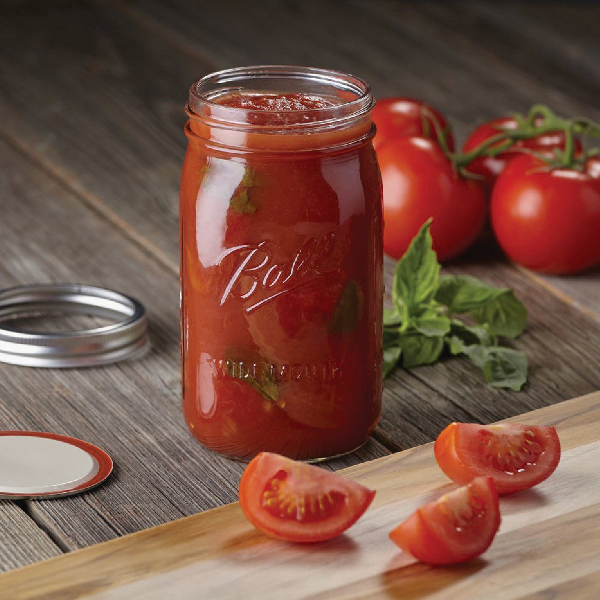 Ball 1 Quart Wide Mouth Mason Canning Jar (12-Count) Image 5