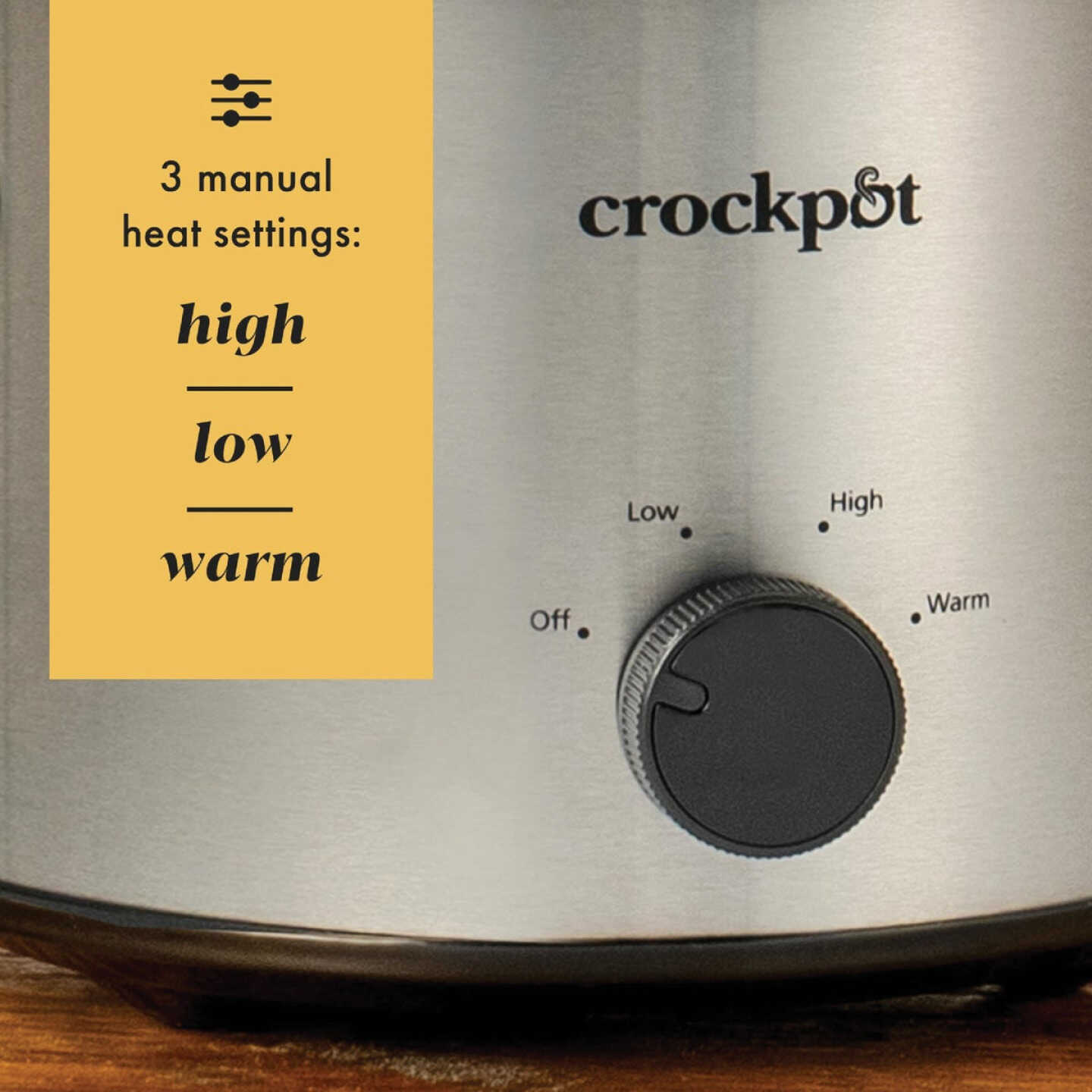 Crock-Pot 2 Qt. Classic Stainless Steel Slow Cooker Image 4