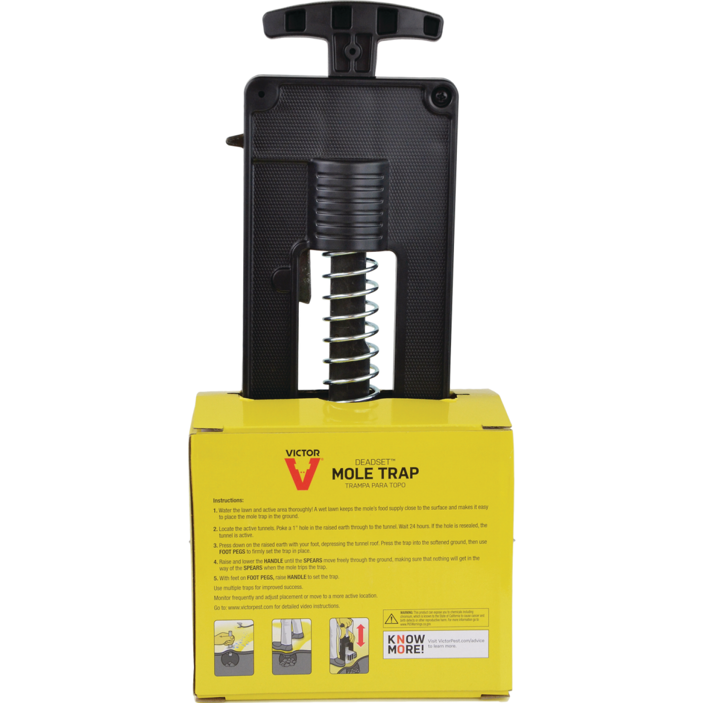 Victor Plastic Plunger Mole Trap Image 4