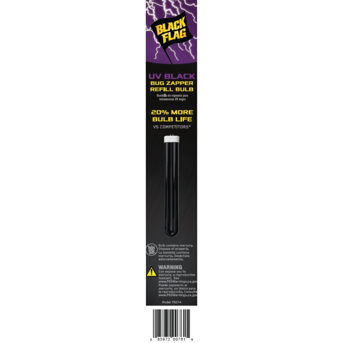Black Flag 40W Black Light Bug Zapper Replacement Bulb Image 2