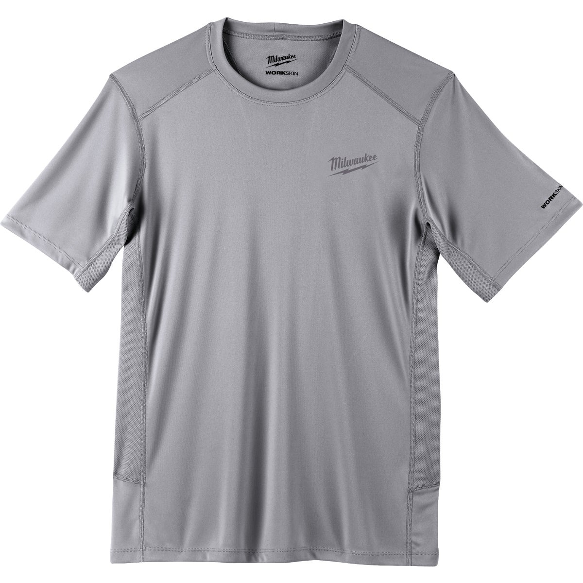 Milwaukee Workskin XL Gray Short Sleeve Men's Lightweight Performance Shirt Image 2