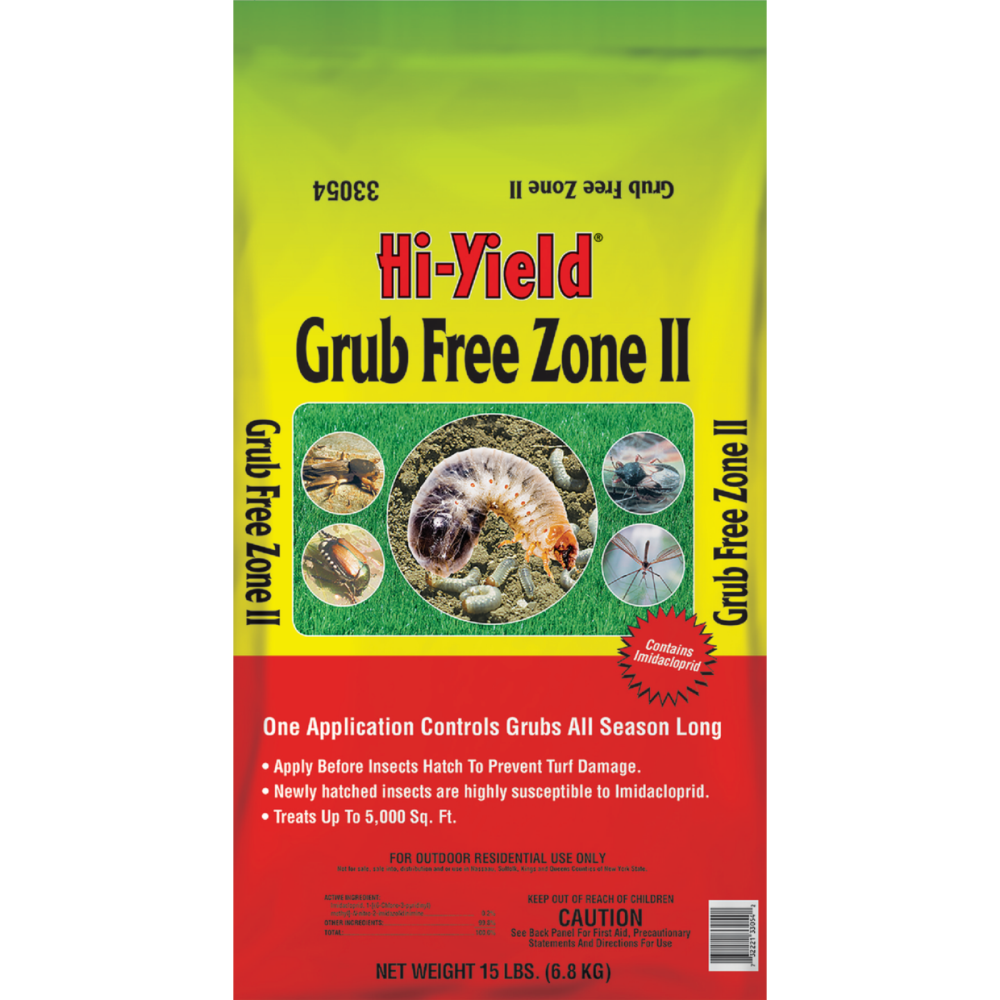 Hi-Yield Grub Free Zone II 15 Lb. Ready To Use Granules Grub Killer Image 1
