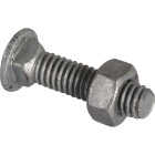 Midwest Air Tech 5/16 in. x 1-1/4 in. Steel Galvanized Zinc Coated Carriage Bolt (20-Pack) Image 1