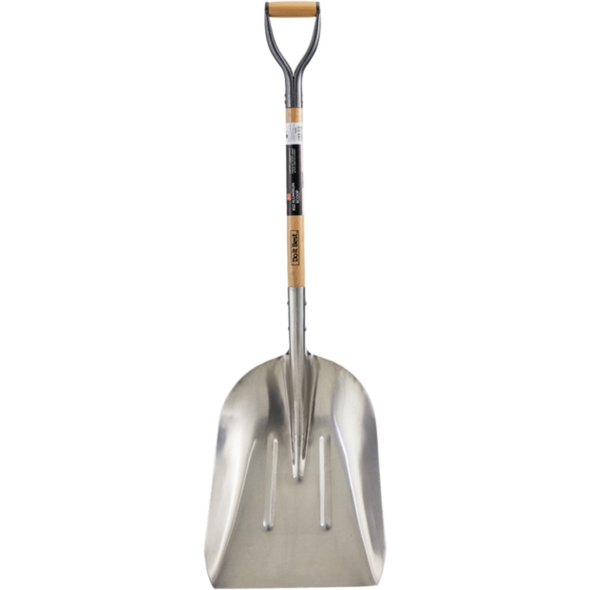 Do it Best 27 In. Wood D-Grip Handle #12 Aluminum Scoop Shovel Image 2