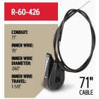 Oregon Replacement Universal Throttle Control Cable Image 3