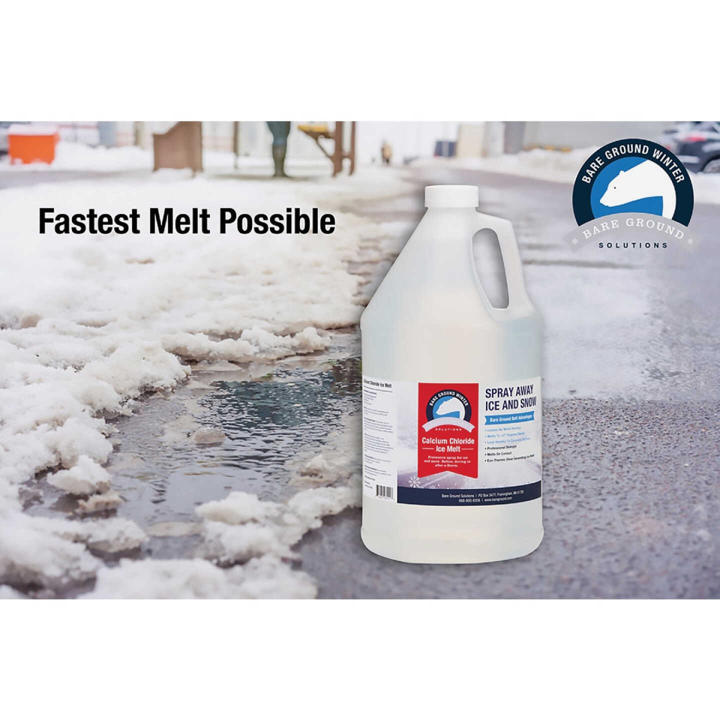 Bare Ground 1 Gal. Liquid Ice Melt Image 2