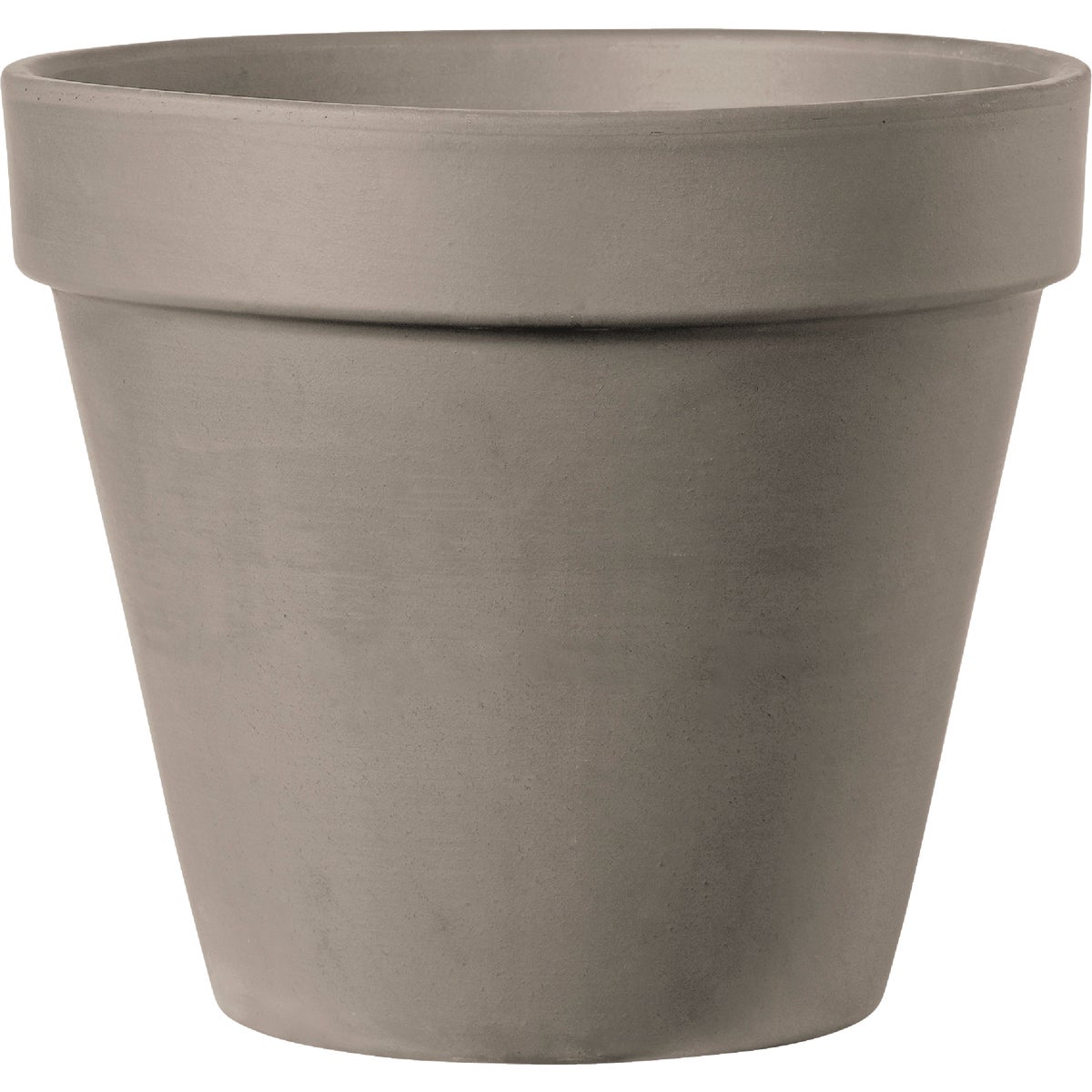 Deroma 9 In. Grafite Clay Standard Planter