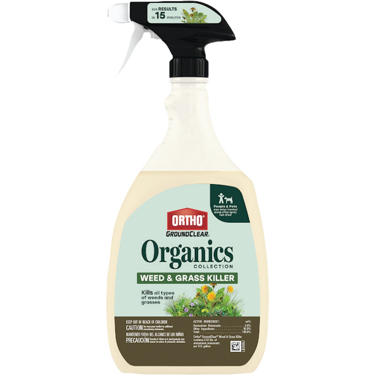 Ortho GroundClear Organics Collections 28 Oz. Trigger Spray Weed & Grass Killer