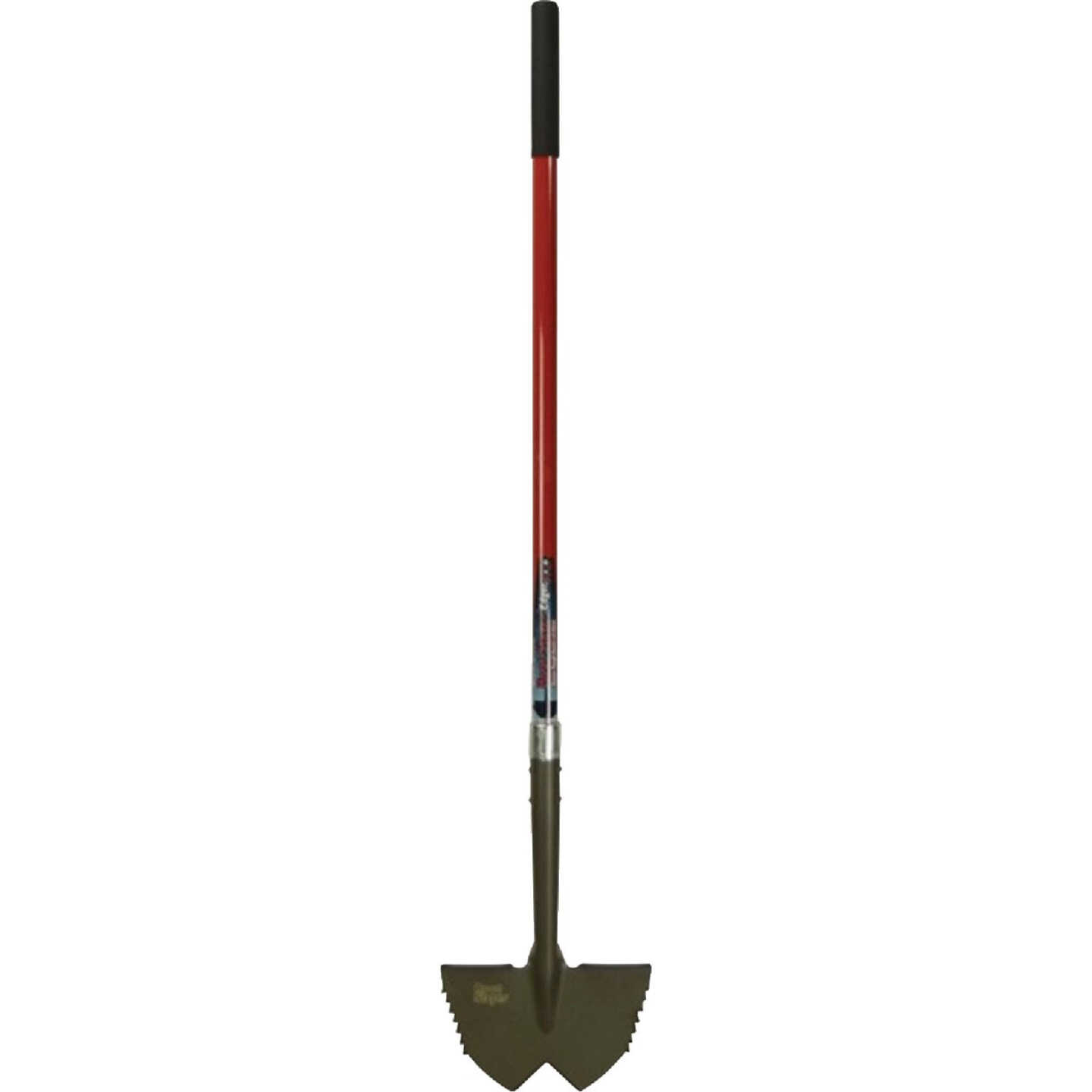 Root Slayer 44 In. Fiberglass Handle Carbon Steel XL Garden Edger Image 1