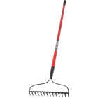 True American 54 In. Fiberglass Handle 14-Tine Bow Garden Rake Image 4
