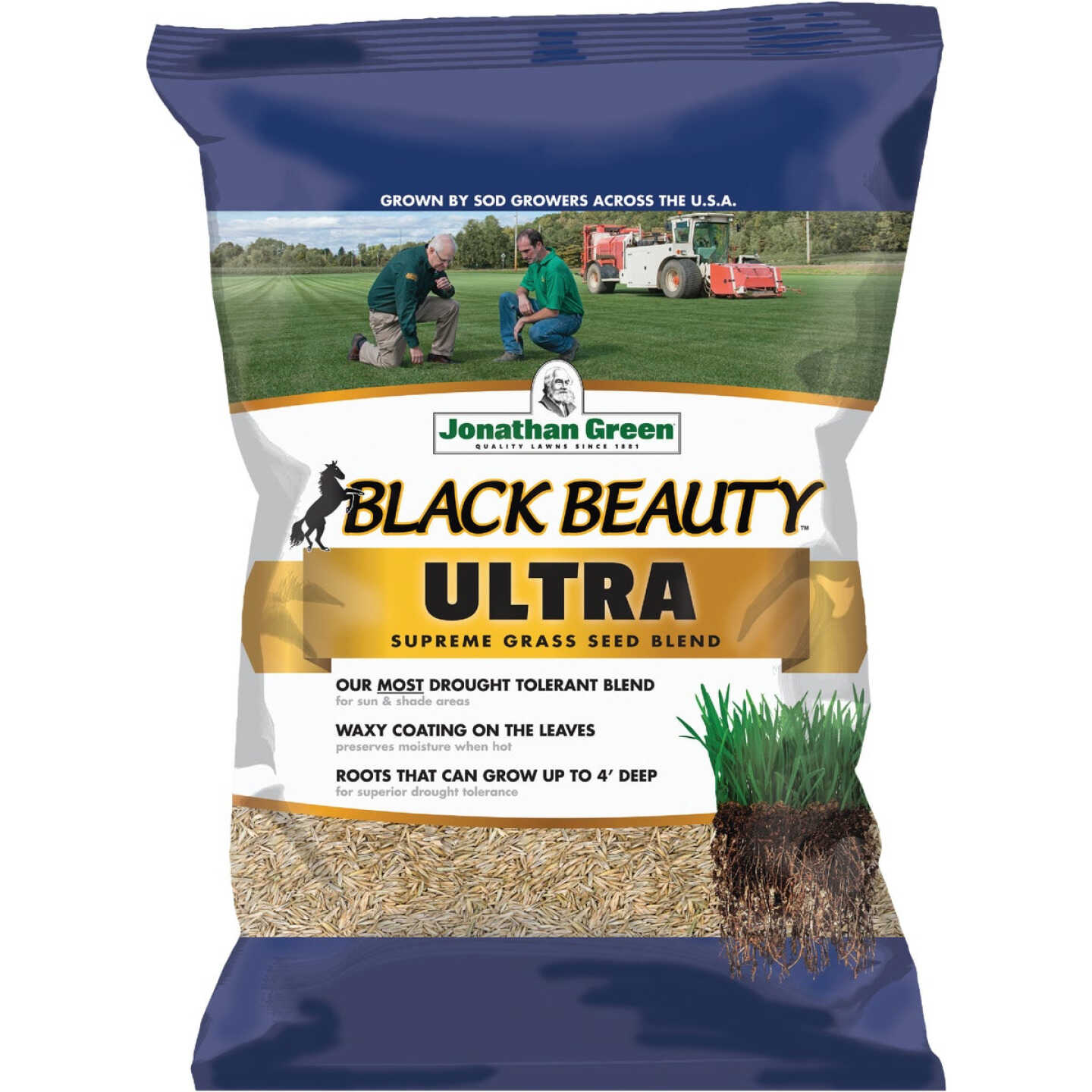 Jonathan Green Black Beauty Ultra 25 Lb. 5000 Sq. Ft. Coverage Tall Fescue Grass Seed Image 1
