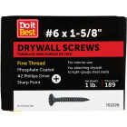 Do it #6 x 1-5/8 In. Fine Thread Multipurpose Drywall Screw (1 Lb. Box) Image 1