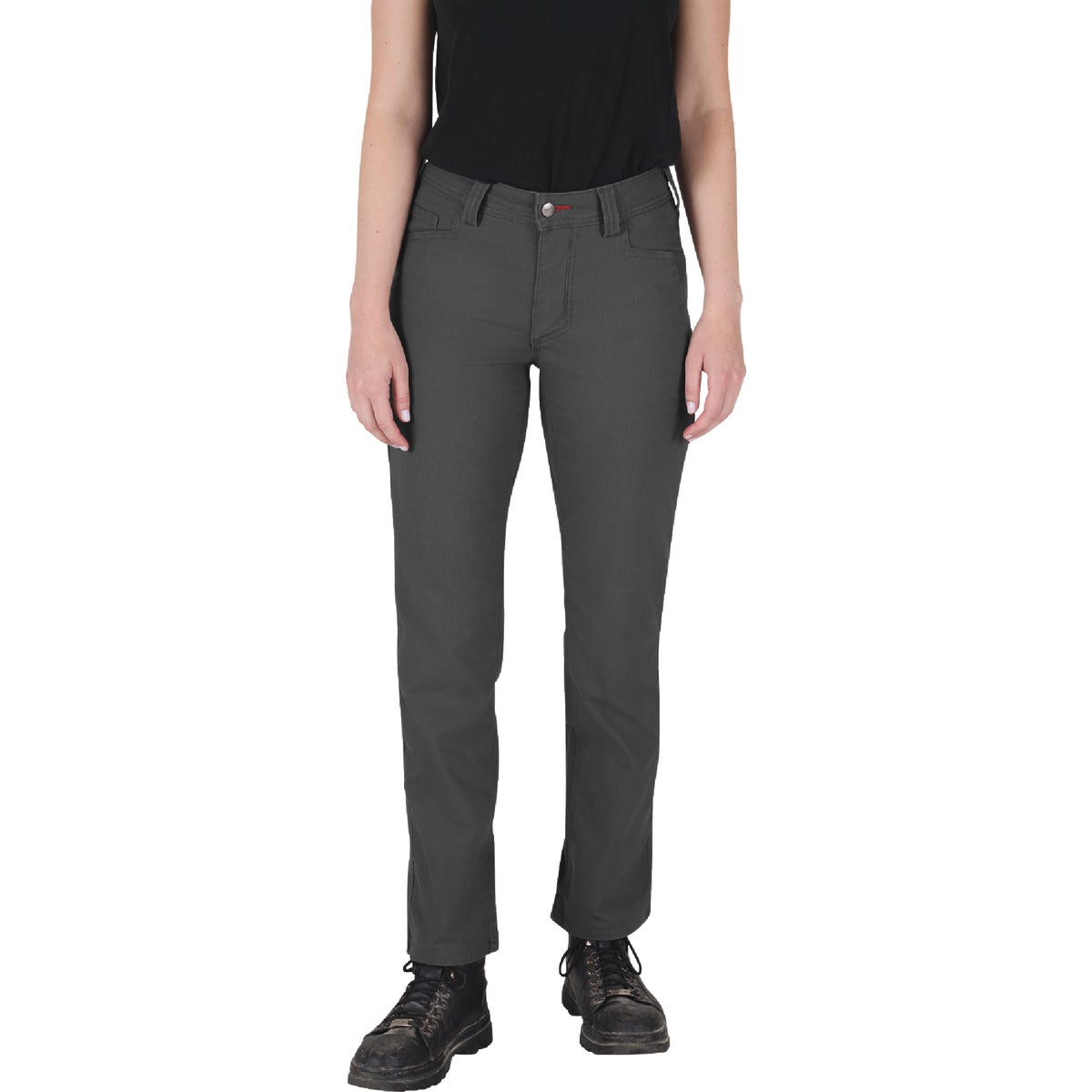 Milwaukee Women's 10 Regular Gray Work Pants