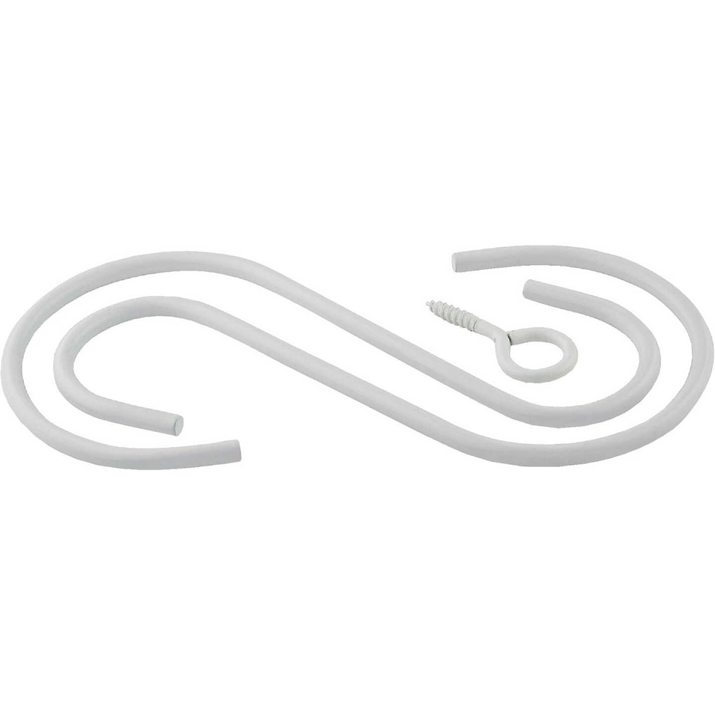 National Hardware 6 In. White Steel Extension Hook Kit Image 1