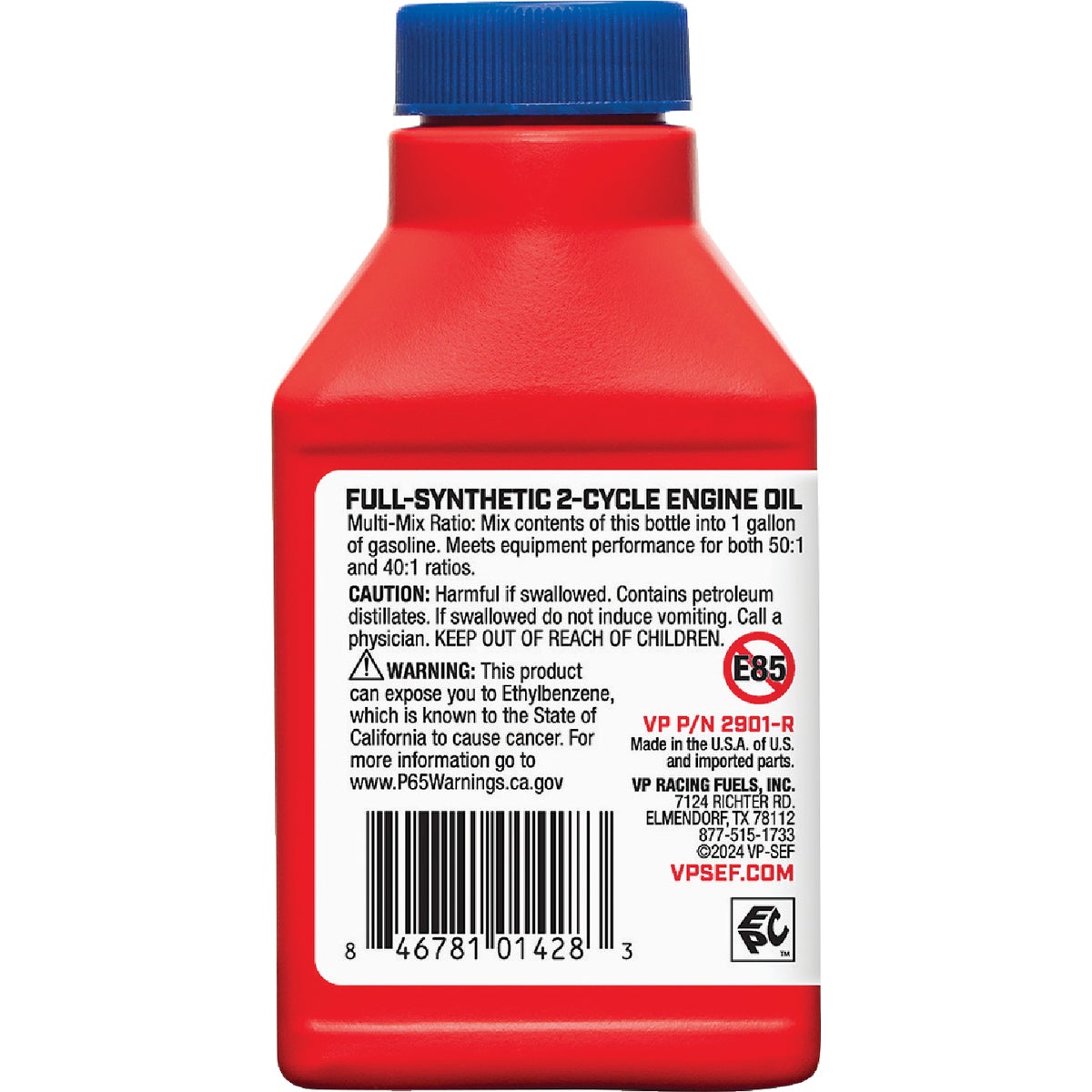 VP Racing Fuels 2.6 Oz. 2 Cycle Oil Image 2