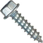 Hillman #8 x 1-1/4 In. Slotted Hex Washer Head Zinc Sheet Metal Screw (100-Count) Image 1