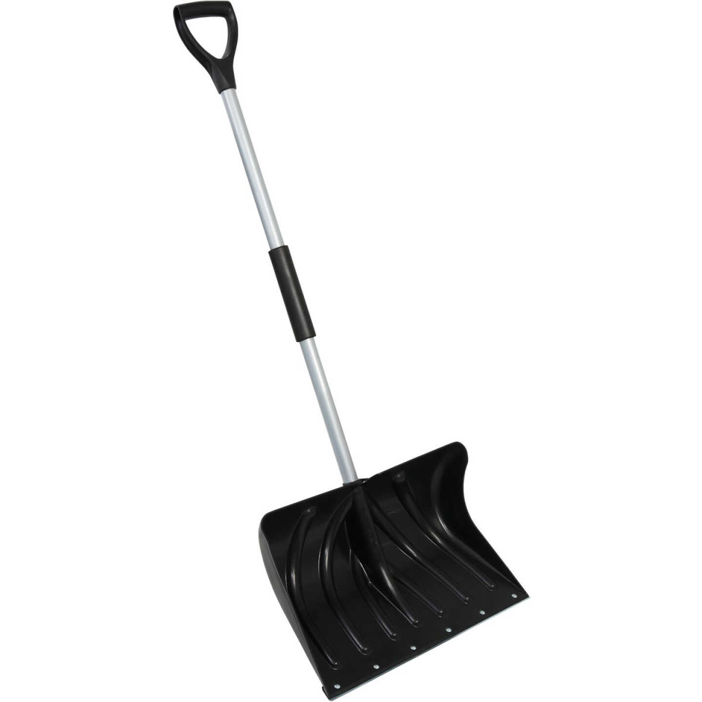 Common Goods 20 In. Poly Snow Shovel with Steel Wear Strip and 38 In. Steel Handle Image 1
