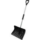 Common Goods 20 In. Poly Snow Shovel with Steel Wear Strip and 38 In. Steel Handle Image 3