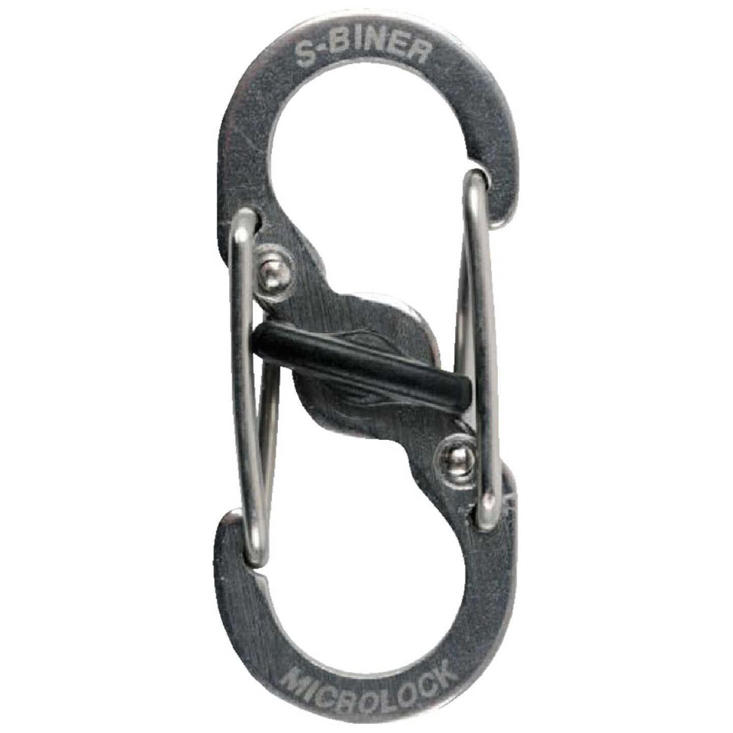 Nite Ize S-Biner MicroLock 3 Lb. Capacity Stainless Steel S-Clip Key Ring (2-Pack) Image 1