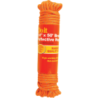 Do it Best 1/4 In. x 50 Ft. Orange Braided Reflective Polypropylene Packaged Rope Image 1