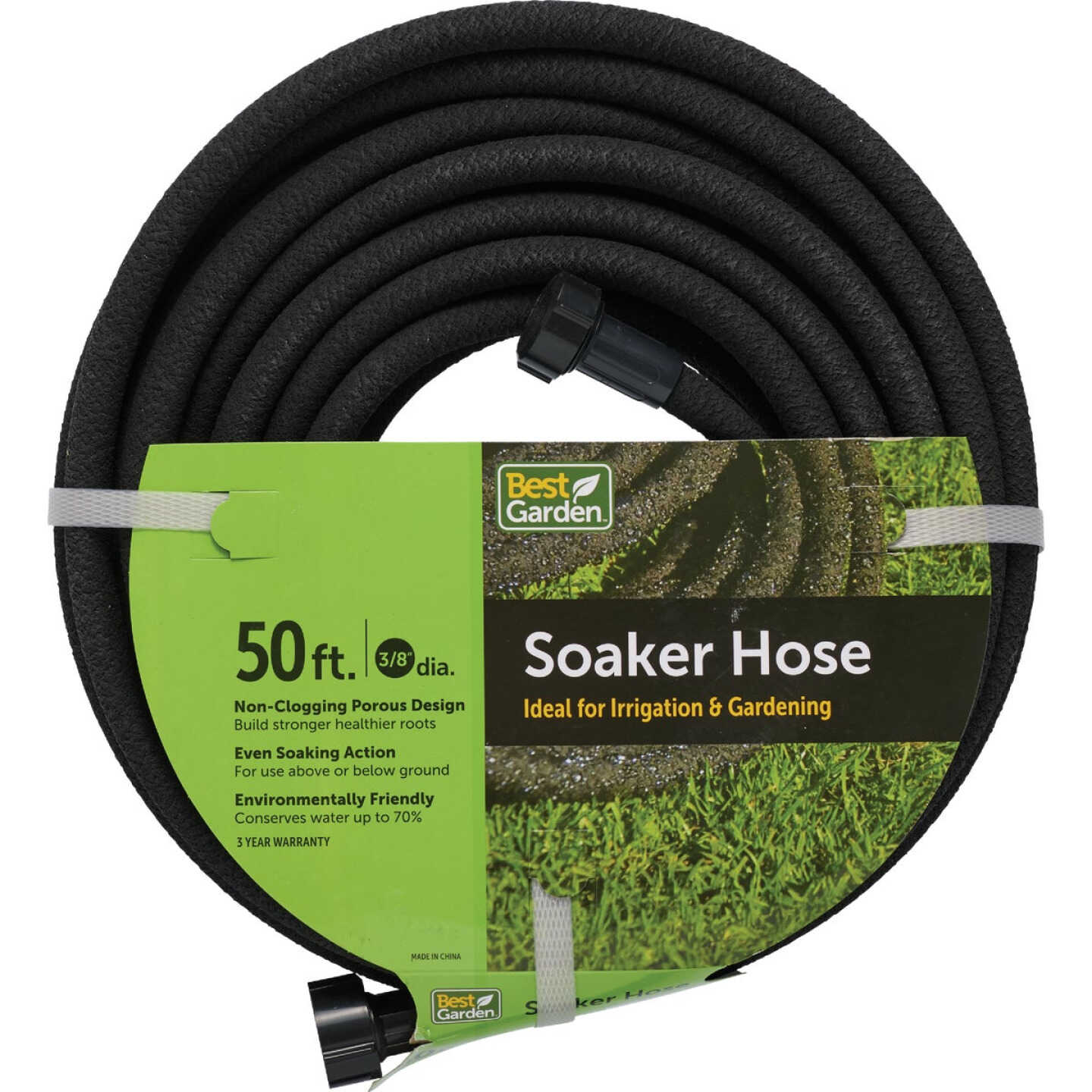 Best Garden 3/8 In. Dia. x 50 Ft. L. Soaker Hose Image 1