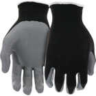 Do it Best Men's Large Nitrile Coated Glove, Black & Gray Image 1