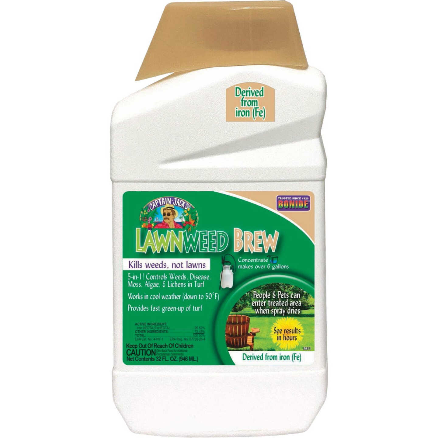 Bonide Captain Jack's 32 Oz. Lawnweed Brew Weed Killer Concentrate Image 1