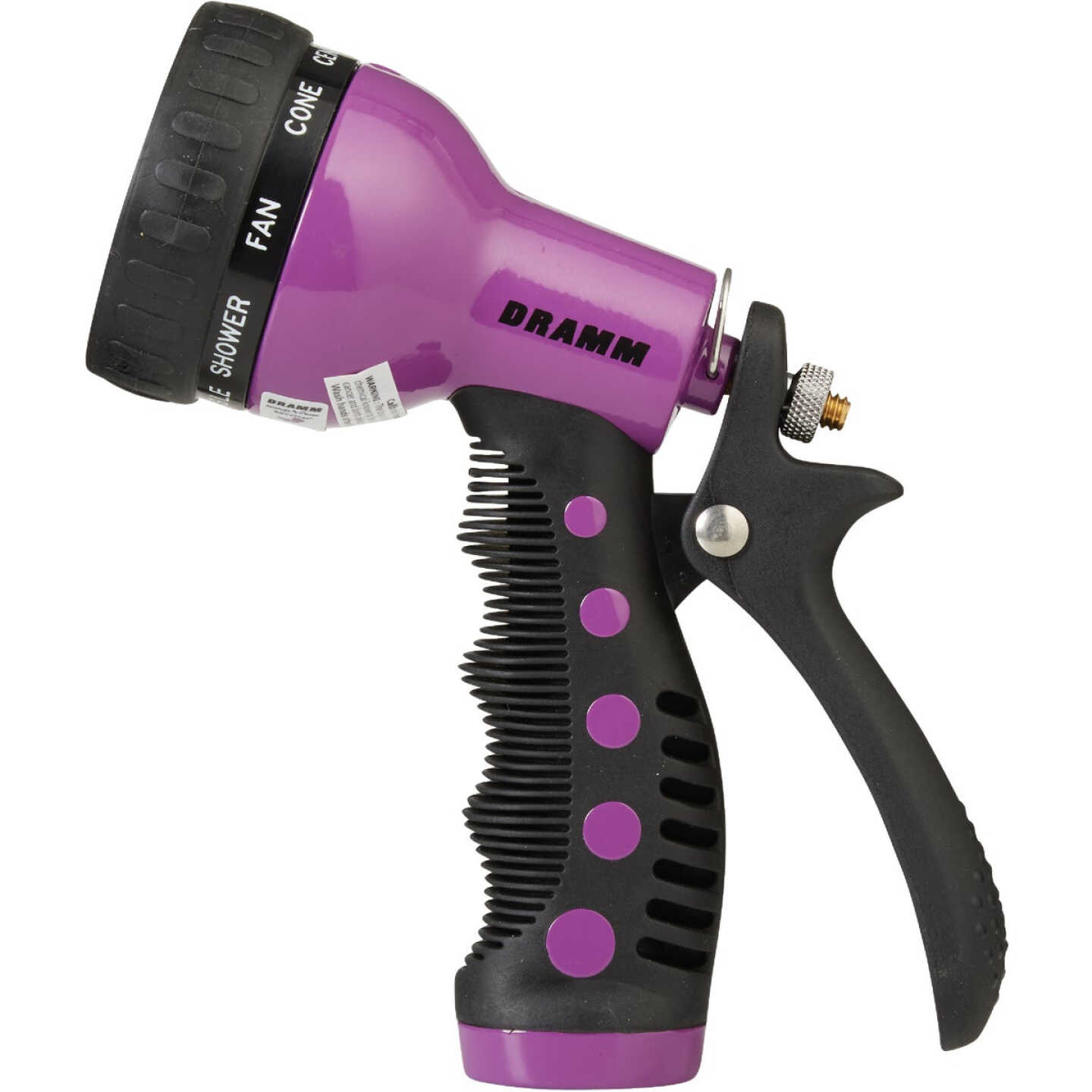 Dramm Heavy-Duty Metal 9-Pattern Nozzle, Berry Image 2