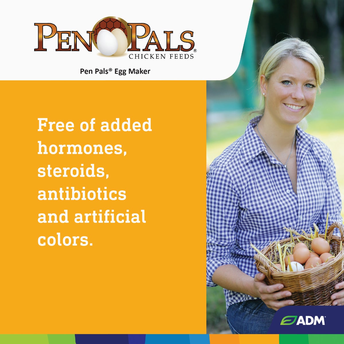 ADM Pen Pals 50 Lb. Egg Maker Chicken Feed Crumble Image 5