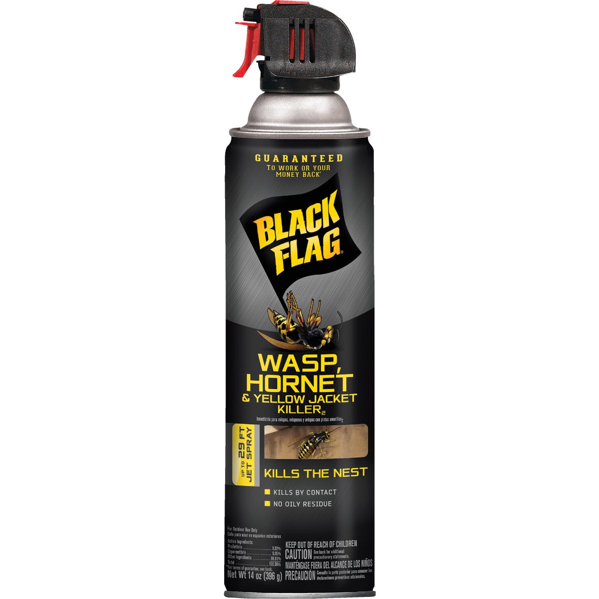 Black Flag 14 Oz. Liquid Aerosol Spray Yellow Jacket, Wasp & Hornet Killer Image 1