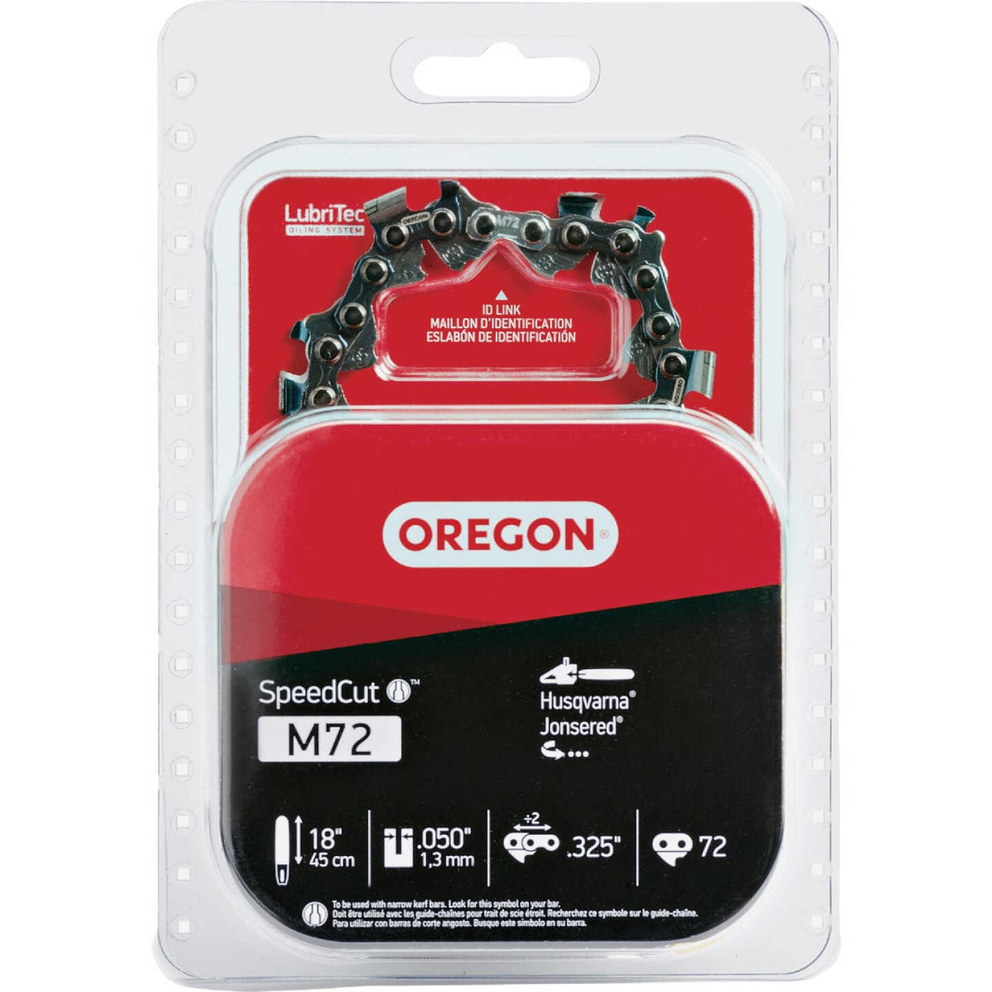 Oregon SpeedCut 18 In. 72-Link Chainsaw Chain Image 1
