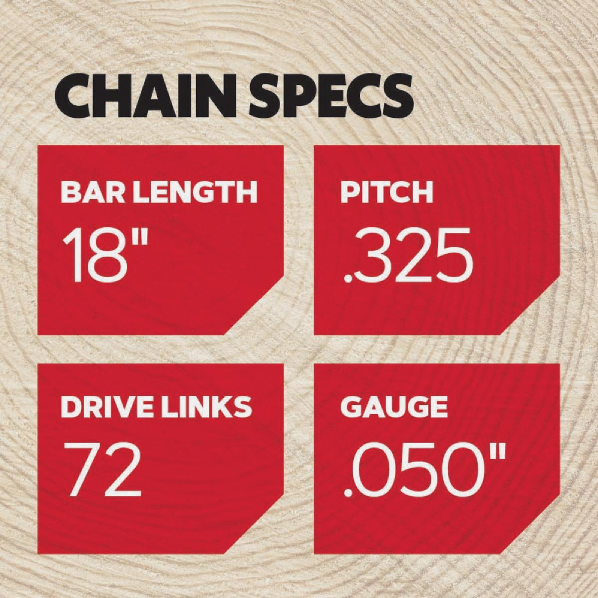 Oregon SpeedCut 18 In. 72-Link Chainsaw Chain Image 5