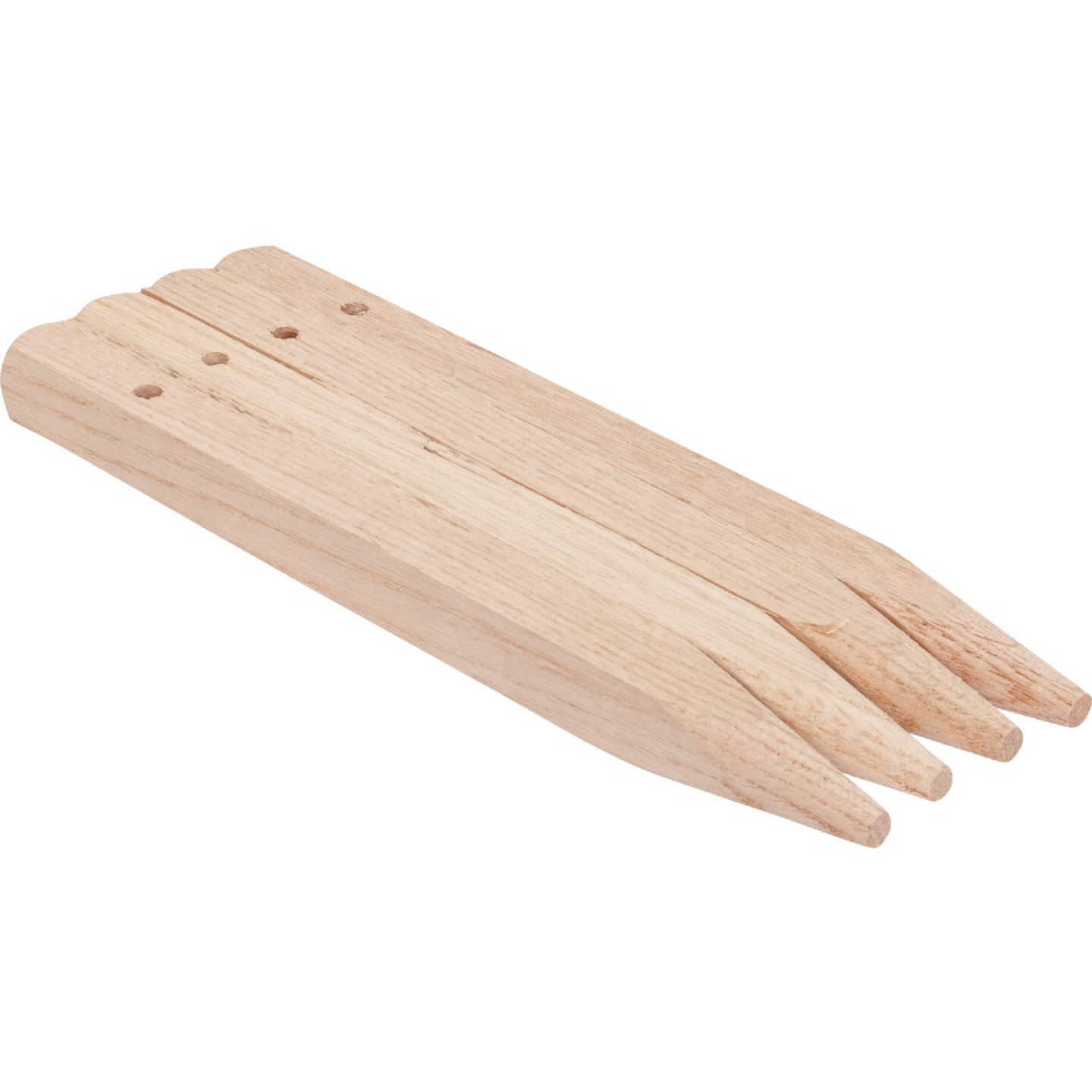 Madison Mill 12 In. Oak Wood Plant Stake (4-Pack) Image 1