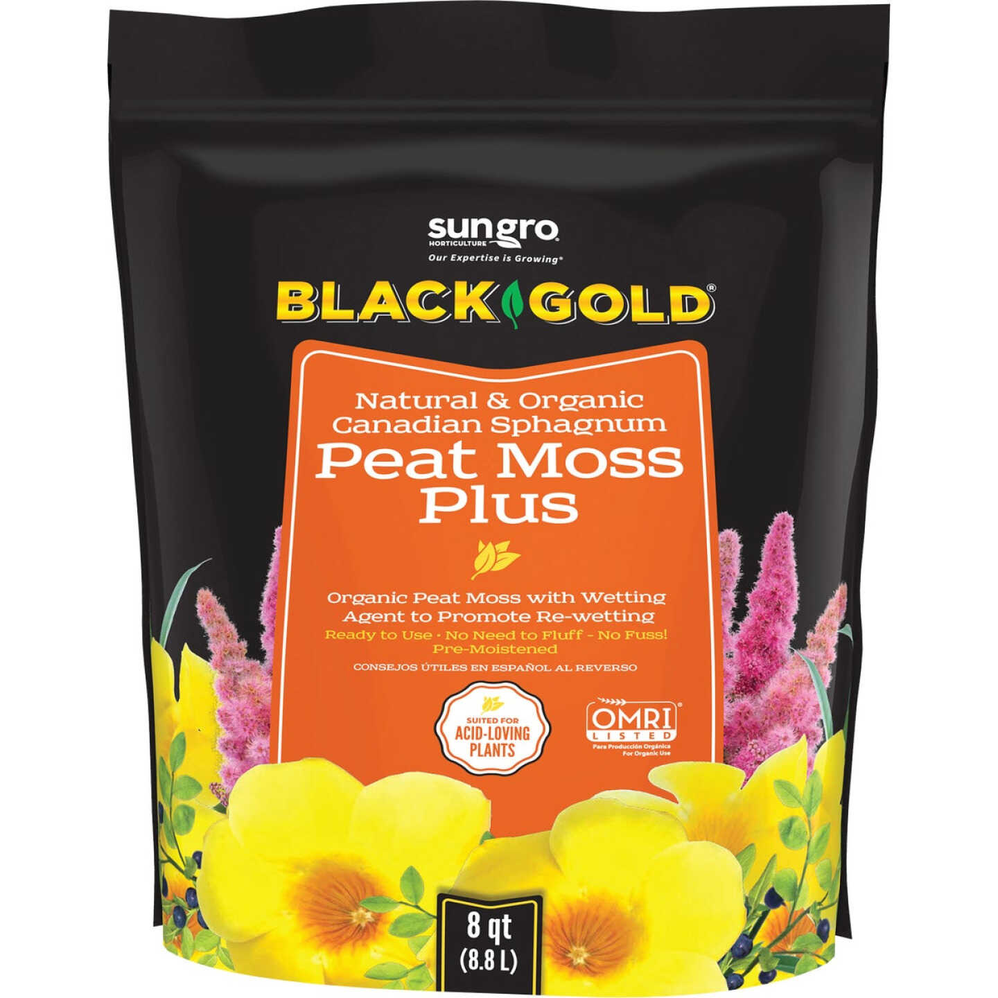 Black Gold 3 Lb. 8 Qt. Sphagnum Peat Moss Plus Image 1