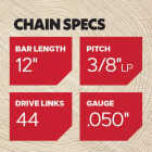 Oregon VersaCut 12 In. 44-Link Chainsaw Chain Image 4