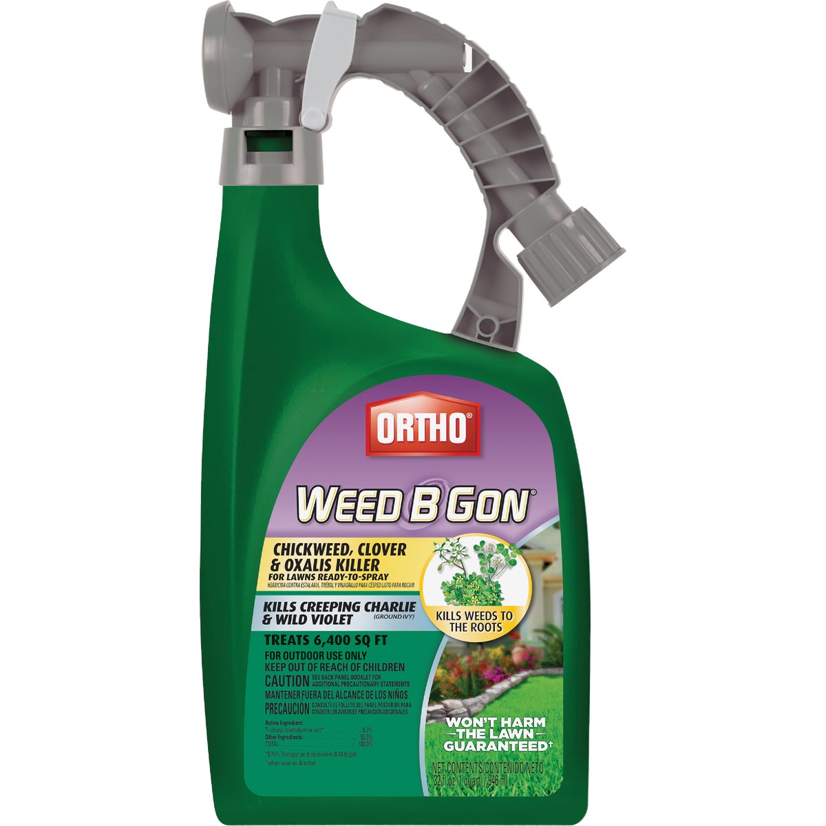 Ortho 32 Oz. Ready To Spray Chickweed, Clover and Oxalis Killer for Lawns